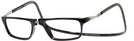 Rectangle Black CliC Executive XL Progressive No-Lines View #1