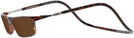 Rectangle Tortoise CliC Executive XL Bifocal Reading Sunglasses View #3