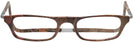 Rectangle Hunters Camo CliC Reader XXL Single Vision Half Frame View #2