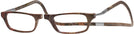 Rectangle Hunters Camo CliC Reader XXL Single Vision Half Frame View #1