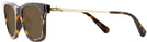 Square Dark Tortoise Coach 8279U Progressive Reading Sunglasses View #3
