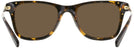 Square Dark Tortoise Coach 8279U Progressive Reading Sunglasses View #4