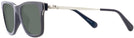 Square Navy Coach 8279U Progressive Reading Sunglasses View #3