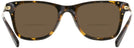 Square Dark Tortoise Coach 8279U Bifocal Reading Sunglasses View #4