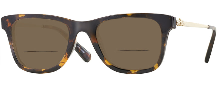 Square Dark Tortoise Coach 8279U Bifocal Reading Sunglasses View #1