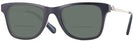 Square Navy Coach 8279U Bifocal Reading Sunglasses View #1