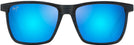 Rectangle Dark Navy/Blue Hawaii Lens Maui Jim One Way 875 View #2