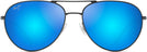 Aviator Dove Grey/Blue Hawaii Lens Maui Jim Walaka 885 View #2
