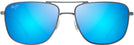 Aviator Dove Grey/Blue Hawaii Maui Jim Mikioi 887 View #2