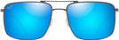 Rectangle Dove Grey/Grey Lens Maui Jim Aeko 886 View #2