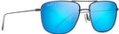 Aviator Dove Grey/Blue Hawaii Maui Jim Mikioi 887 View #1