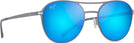 Round Dove Grey/Blue Hawaii Lens Maui Jim Half Moon 890 View #1