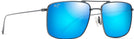 Rectangle Dove Grey/Grey Lens Maui Jim Aeko 886 View #1