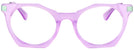 Oversized Pink W/ Pale Green Goo Goo Eyes 871 Single Vision Full Frame View #2