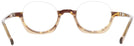 Round Brown Goo Goo Eyes 901 Single Vision Full Frame View #4