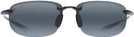Rectangle Black / Grey Lens Maui Jim Ho&#39;okipa 407 View #2
