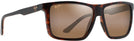 Rectangle Gloss Cherry Tortoise/HCL Bronze Lens Maui Jim Mamalu Bay 610 View #1