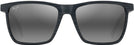 Rectangle Grey Stripe/Grey Lens Maui Jim One Way 875 View #2