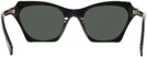 Cat Eye Black Burberry 4283 Progressive Reading Sunglasses View #4