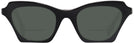 Cat Eye Black Burberry 4283 Bifocal Reading Sunglasses View #2