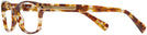 Square Amber Tortoise Coach 6065 Single Vision Full Frame View #3