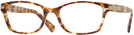 Square Amber Tortoise Coach 6065 Single Vision Full Frame View #1