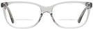 Square Transparent Grey Coach 6139U Bifocal View #2