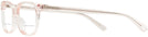 Square Transparent Pink Coach 6139U Bifocal View #3
