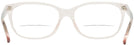 Square Transparent Pink Coach 6139U Bifocal View #4