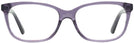 Square Transparent Purple Coach 6139U Progressive No-Lines View #2