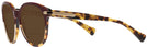 Round Burgundy/tortoise Coach 8140 Bifocal Reading Sunglasses View #3