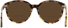 Round Burgundy/tortoise Coach 8140 Bifocal Reading Sunglasses View #4