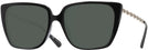 Square Black Coach 8256U Progressive Reading Sunglasses View #1