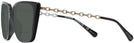Square Black Coach 8256U Bifocal Reading Sunglasses View #3