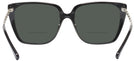 Square Black Coach 8256U Bifocal Reading Sunglasses View #4
