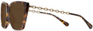 Square Dark Tortoise Coach 8256U Bifocal Reading Sunglasses View #3