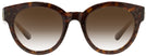 Round Tortoise Glitter Coach 8265 w/ Gradient Progressive Reading Sunglasses View #2