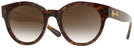 Round Tortoise Glitter Coach 8265 w/ Gradient Progressive Reading Sunglasses View #1