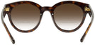 Round Tortoise Glitter Coach 8265 w/ Gradient Bifocal Reading Sunglasses View #4