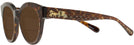Round Tortoise Glitter Coach 8265 Bifocal Reading Sunglasses View #3
