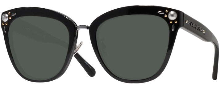 Cat Eye Black Coach 8266H Progressive Reading Sunglasses View #1
