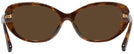 Oval Dark Tortoise Coach 8296U Progressive Reading Sunglasses View #4