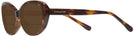 Oval Dark Tortoise Coach 8296U Bifocal Reading Sunglasses View #3