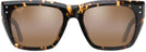 Rectangle Havana/HCL Bronze Maui Jim Aloha Lane 893 View #2