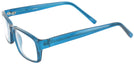 Rectangle Blue MBA Progressive No-Lines View #3