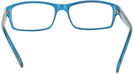 Rectangle Blue MBA Progressive No-Lines View #4