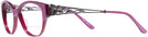 Square Amethyst Judith Leiber R3010 Bifocal View #3
