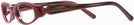 Oval Ruby Judith Leiber R3012 Single Vision Full Frame View #3