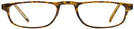 Rectangle Tortoise Socrateyes Single Vision Half Frame View #2