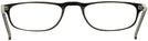 Rectangle Black Socrateyes Single Vision Half Frame View #4